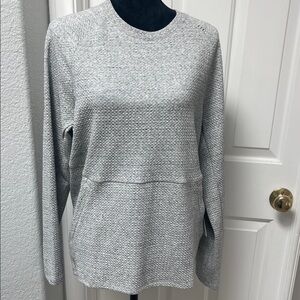 lululemon athletica Light Gray Knit Pullover